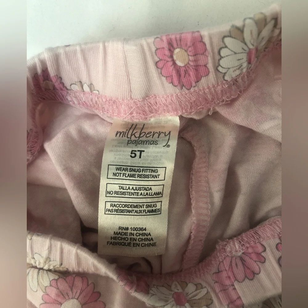 Milkberry Girl Bamboo Pajama Pants 5T